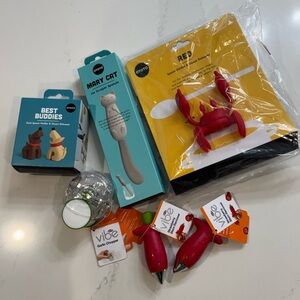 $75+ New Kitchen Gadgets Steam Spoon Holder Garlic Chop Strawberry Pit Spatula